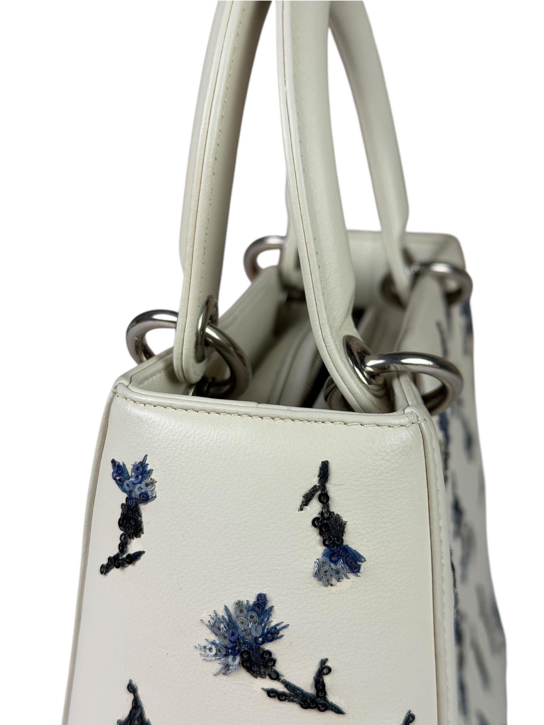 Christian Dior Medium Sequin Embroidered Lady Dior