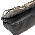 Chanel Black Leather CC Mirrored Mosaic Flap Bag 2008