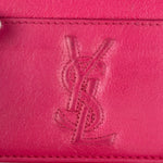 YSL Pink Leather Logo Cardholder
