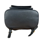 MCM Vintage Black Leather Studded Drawing Backpack