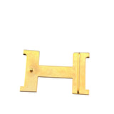 Hermes H Constance Polished Belt Buckle Gold