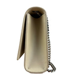 Saint Laurent Kate Grain De Poudre Chain Bag Beige