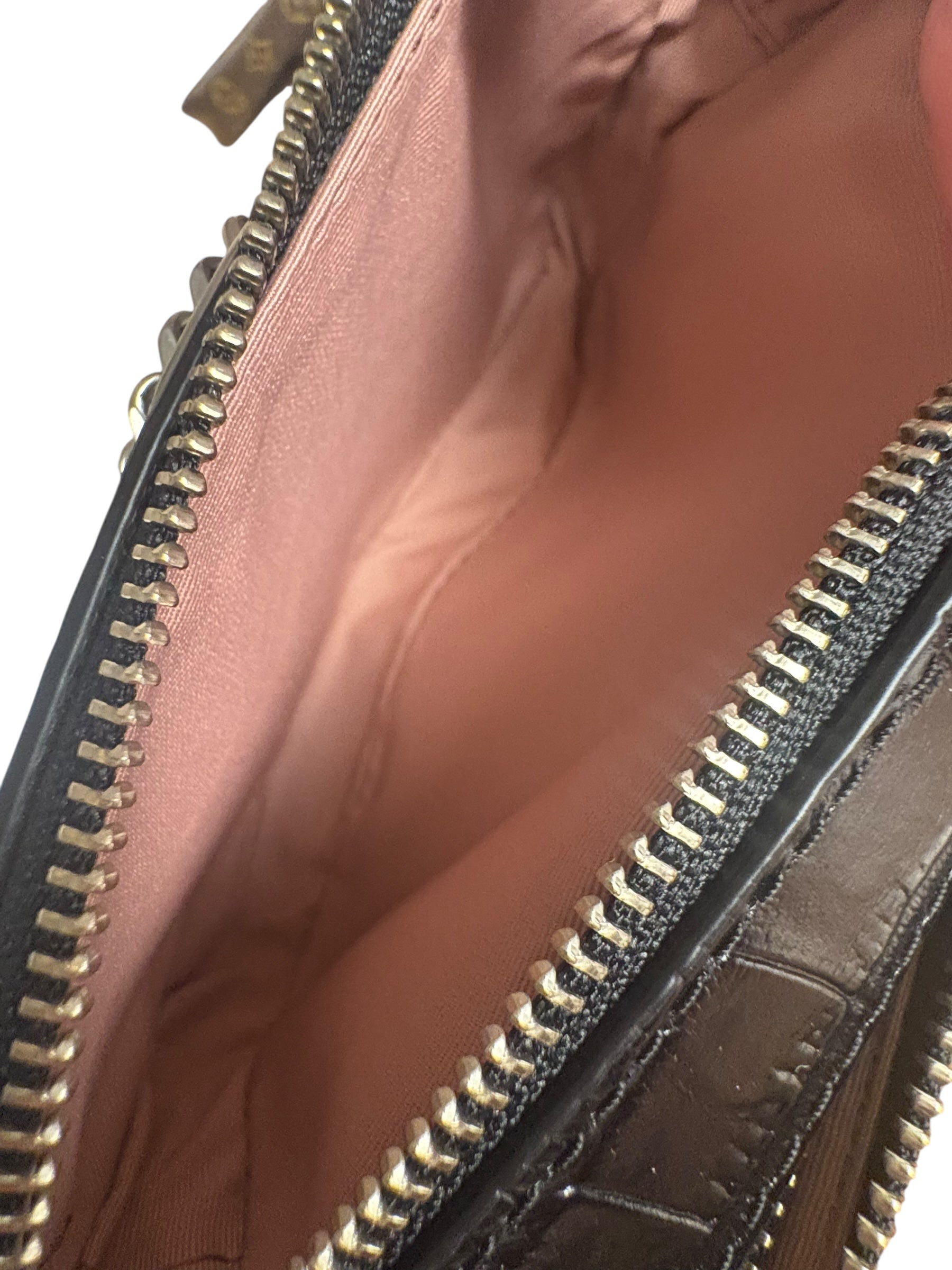Marc Jacobs Croc Snapshot Crossbody Bag