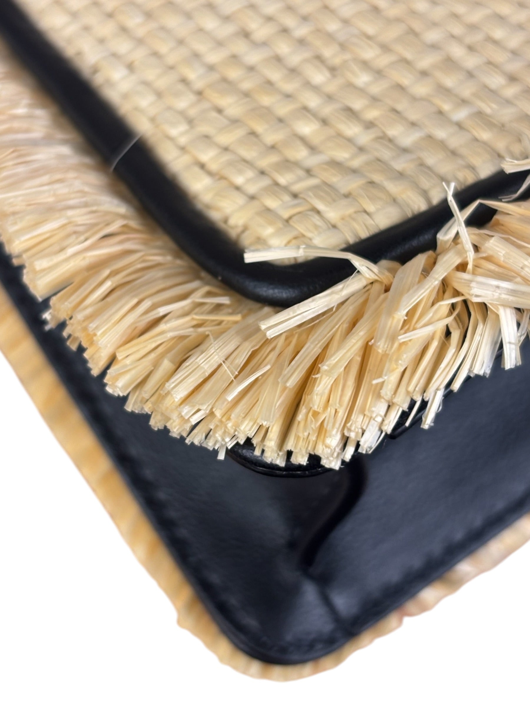 Bvlgari Serpenti Forever Mini Raffia Bag Beige