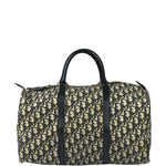 Christian Dior Vintage Black Trotter Boston Bag