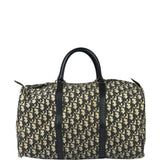 Christian Dior Vintage Black Trotter Boston Bag
