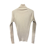 Gucci Vintage Brown Ribbed Turtle Neck Sweater