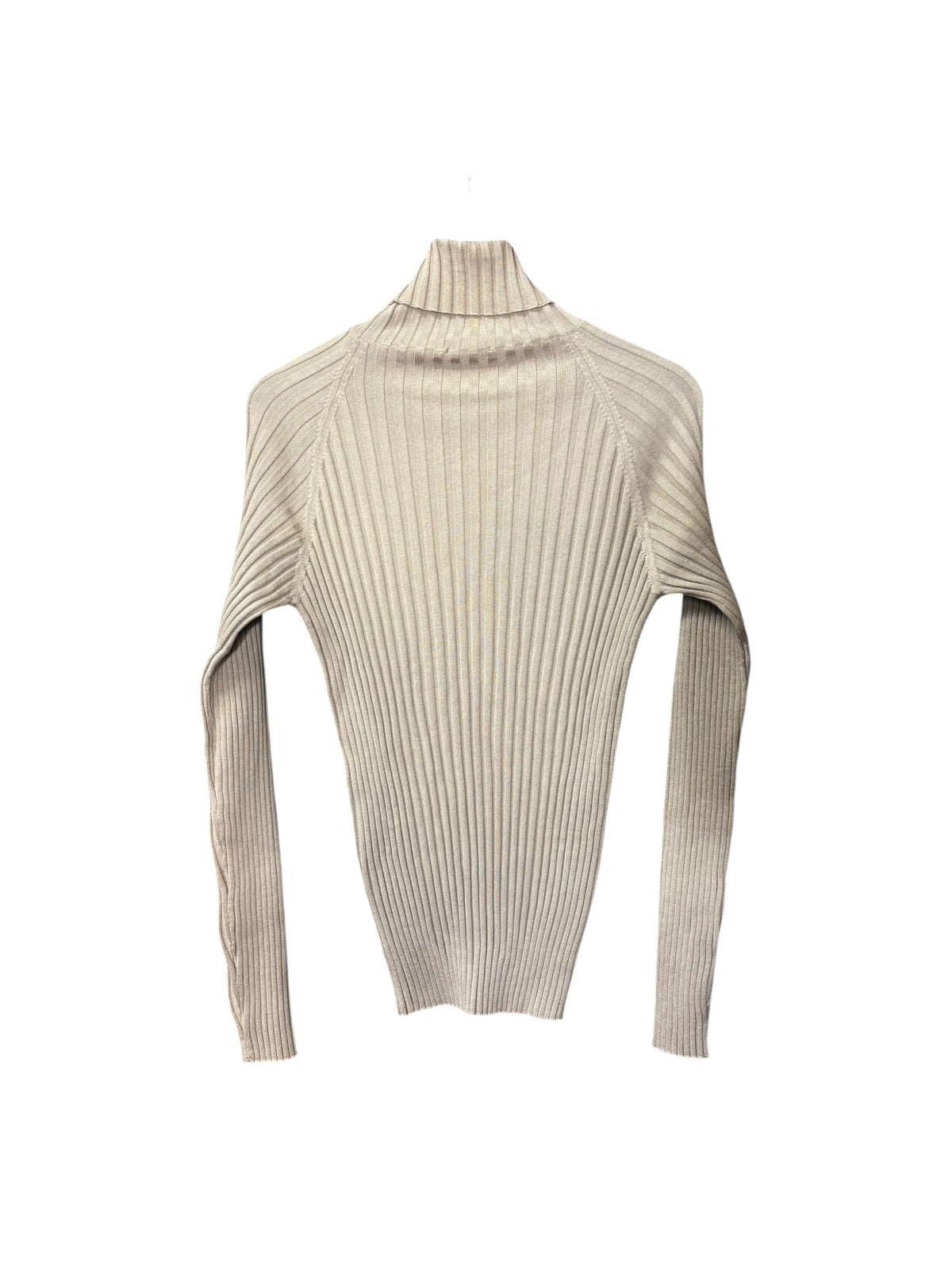 Gucci Vintage Beie Ribbed Turtle Neck Sweater