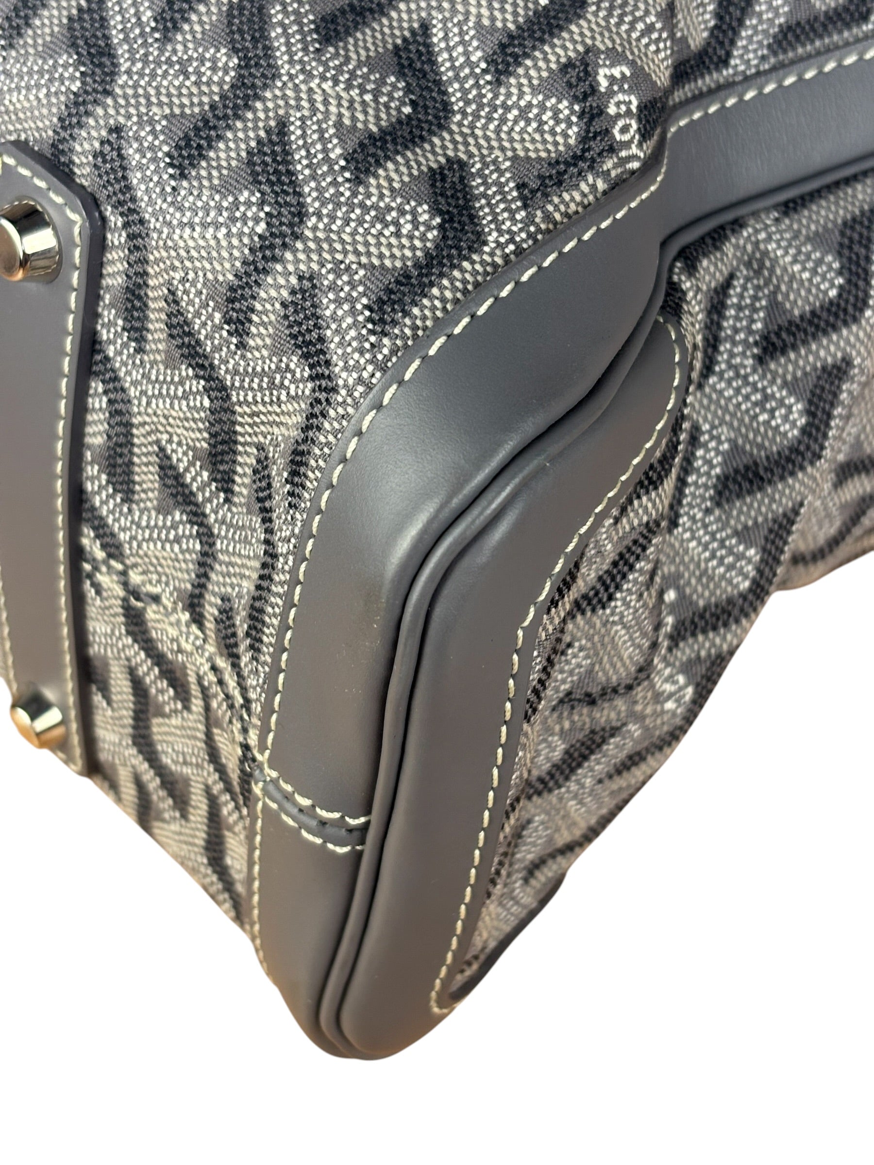 Goyard Grey Canvas Voltaire 2Way Tote