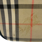 Burberry Vintage Haymarket House Small Boston Bag