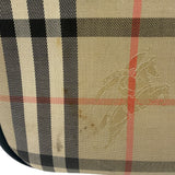 Burberry Vintage Haymarket House Small Boston Bag