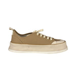 Max Mara Leather Platform Sneaker Beige