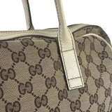 Gucci GG Beige Ivory Leather Shoulder Bag