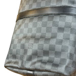 Louis Vuitton Canvas Damier Graphite Keepall Bandouliere Hand Bag