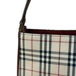 Burberry Vintage House Check Canvas/Leather Shoulder Bag