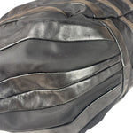 Prada Black Tessuto Nylon/Leather Trim Waves Hobo Bag