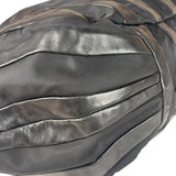 Prada Black Tessuto Nylon/Leather Trim Waves Hobo Bag