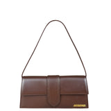 Jacquemus Dark Brown Leather Le Bambino Shoulder Bag