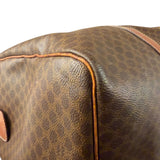 Celine Vintage Macadam Print Boston Bag
