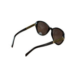 Fendi Round Sunglasses Striped Black