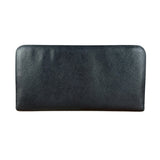 Prada Saffiano Leather Snap Long Wallet Black