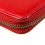 Vivienne Westwood Red Long Zip Orb Wallet