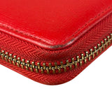 Vivienne Westwood Red Long Zip Orb Wallet