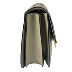 Celine Light Beige Patent Leather Classic Box Shoulder Bag