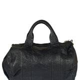 Alexander Wang Black Pebbled Leather Rocco Satchel
