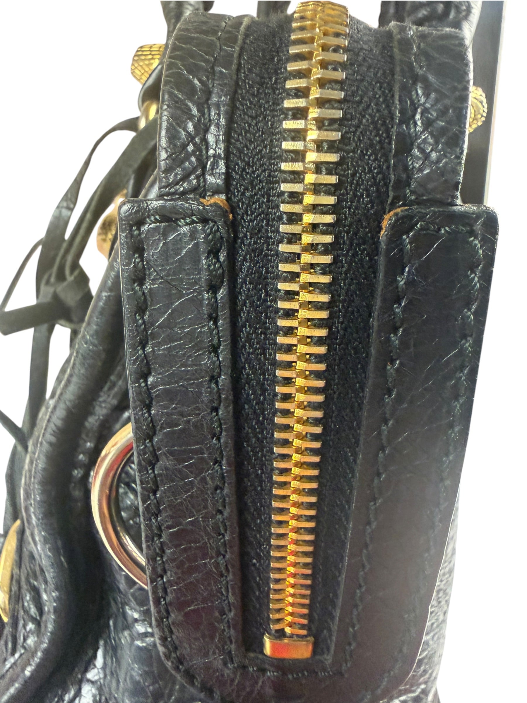 Balenciaga Black Calfskin Mini Le City Bag