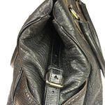 Fendi Black Leather Etniko Du Jour Shoulder Bag