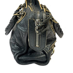 Balenciaga Charcoal Le City Small Two-Way Bag