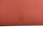 Balenciaga Salmon Pink Leather Essential Money Flap Wallet