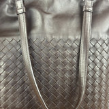 Bottega Veneta Chocolate Brown Leather Intercciato Tote Bag
