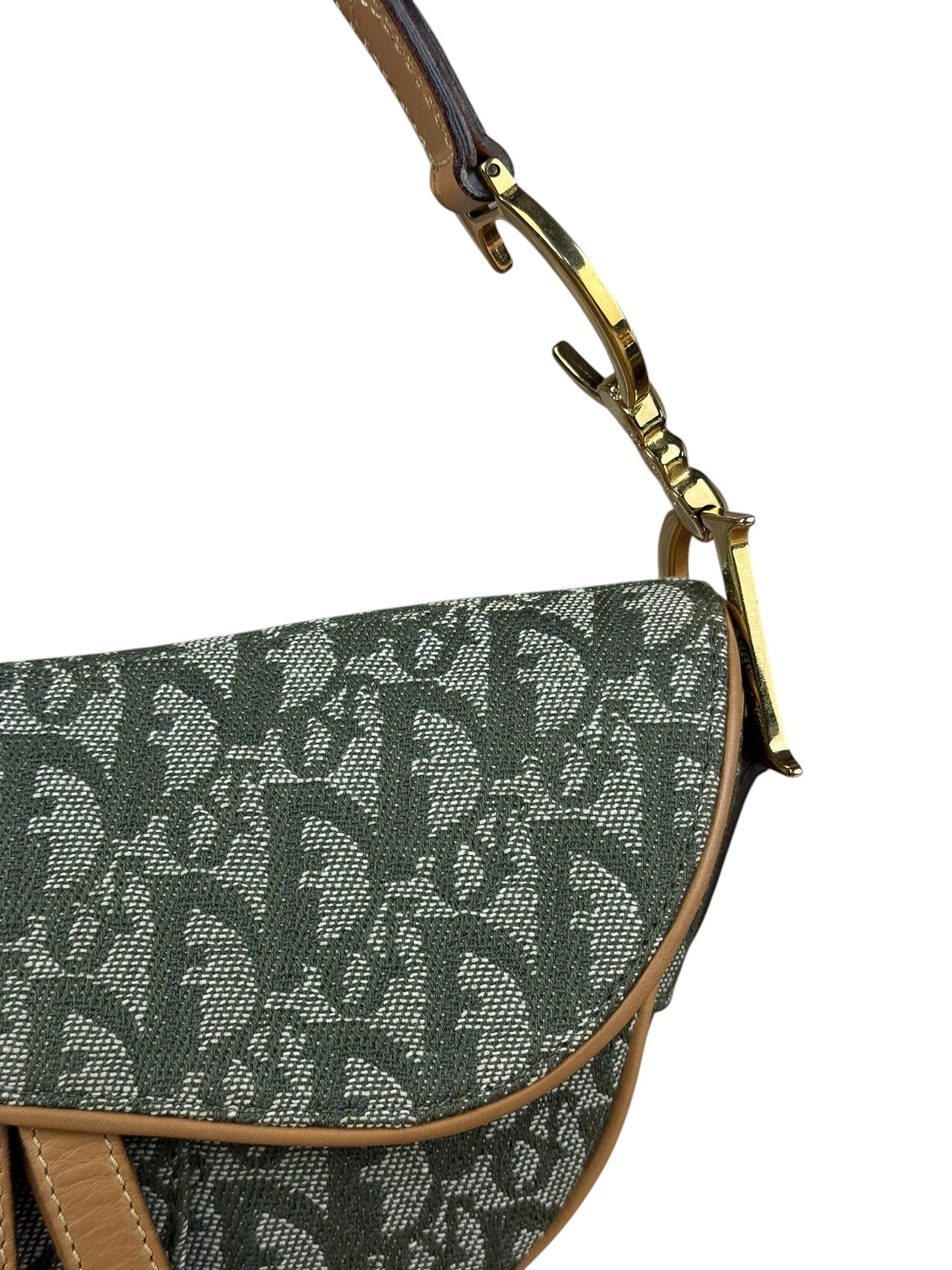 Christian Dior Vintage Trotter Saddle Shoulder Bag