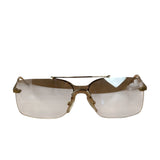 Christian Dior Vintage Gold Tone Frameless Tinted Glasses