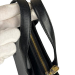 MCM Black Saffiano Leather Handbag
