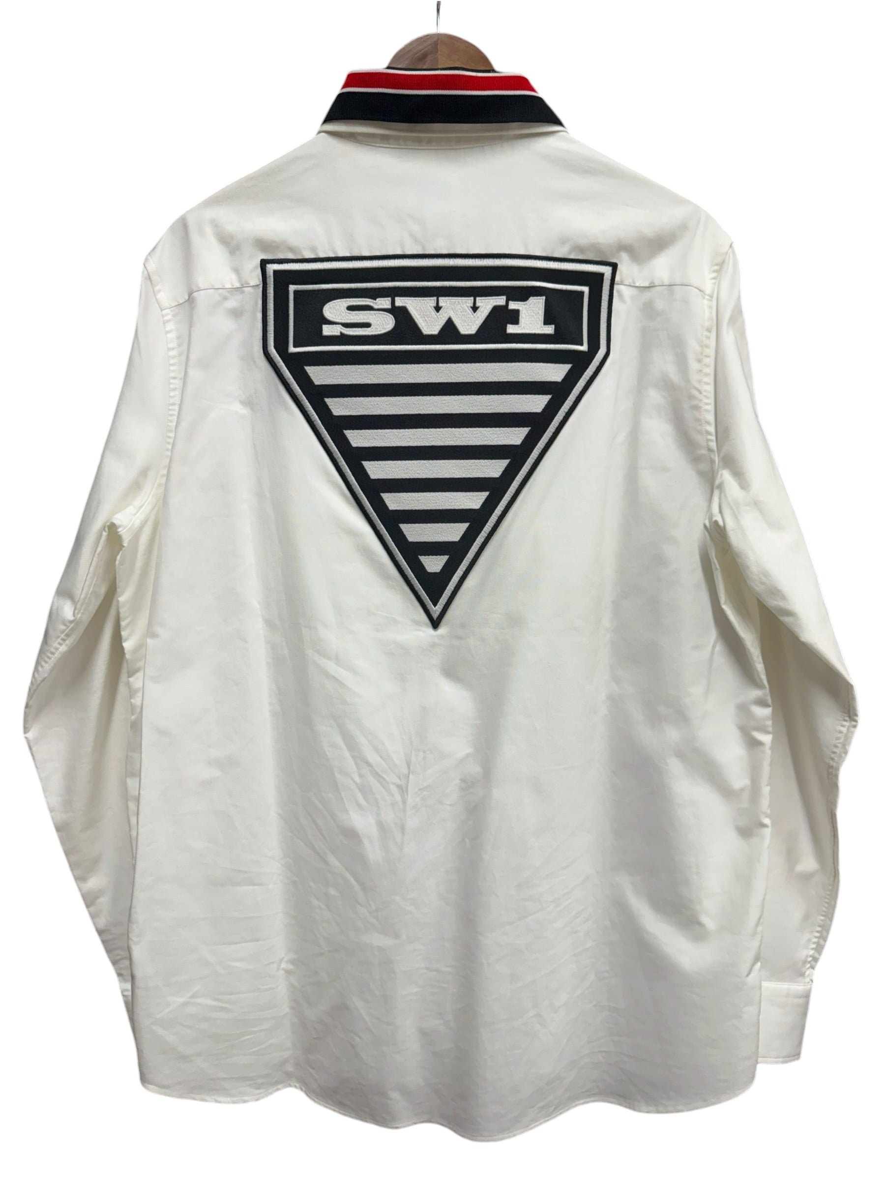 Burberry Vintage Patch Logo Button Down Shirt