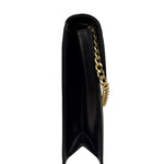 Christian Dior Black Leather Flap Bag Replacement Chain