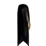 Christian Dior Black Leather Flap Bag Replacement Chain