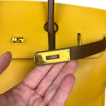 Hermes Birkin 35 Cushvel Havana x Jaune