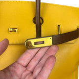 Hermes Birkin 35 Cushvel Havana x Jaune