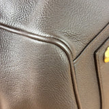 Louis Vuitton Chocolate Calfskin Sofia Coppola Duffel Bag