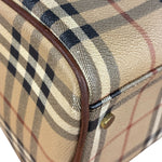 Burberry Vintage Haymarkert House Mini Boston Handbag