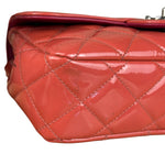 Chanel Pink Patent Quilted Small Coco Shine Flap Bag 2014