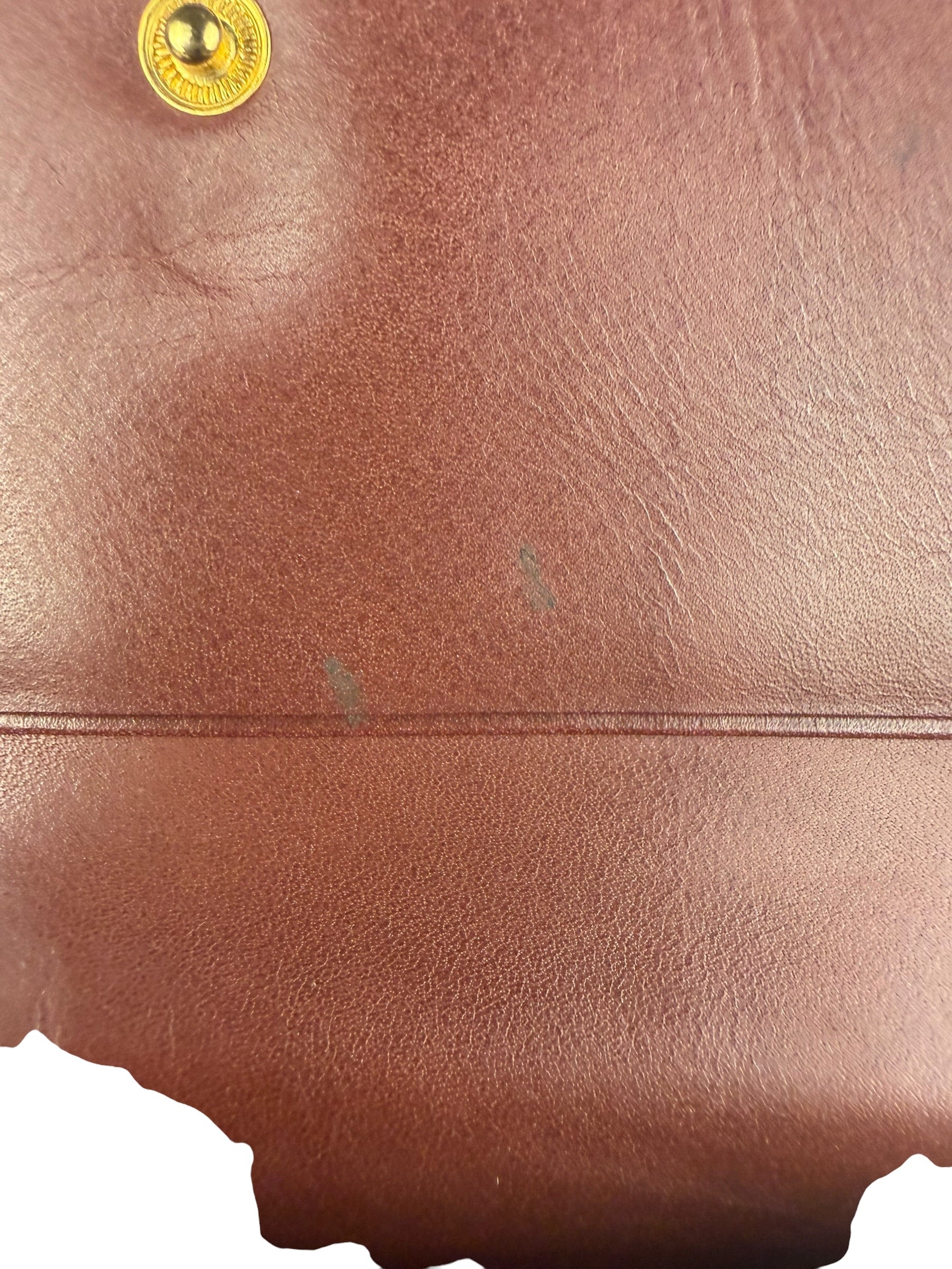 Yves Saint Laurent Red Leather Belle De Jour Flap Wallet