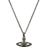 Vivienne Westwood Silver Toned Bas Relief Pendant Necklace