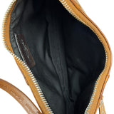 Saint Laurent Vintage Brown Leather Mini Shoulder Bag