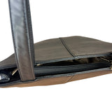 Burberry Black Leather Shoulder Tote