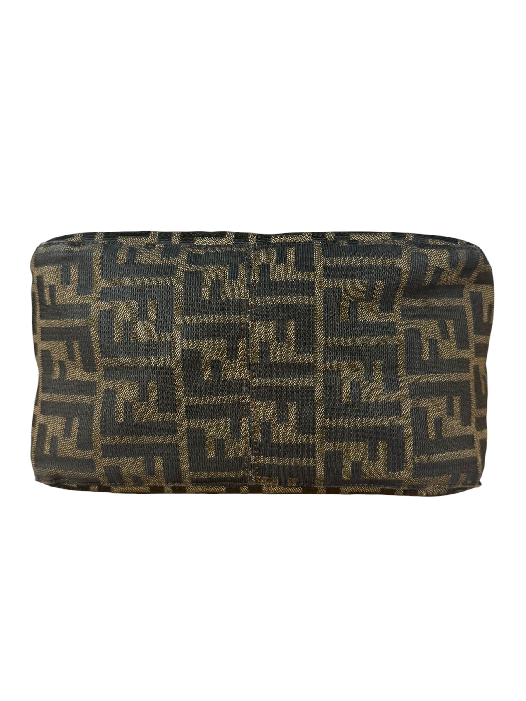 Fendi Vintage Zucca FF Baguette Shoulder Bag